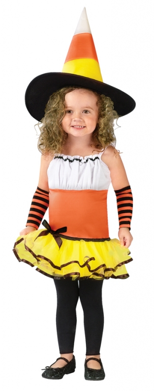 Candy Corn Witch Toddler Costume 3 Candy Corn Witch Toddler Costume