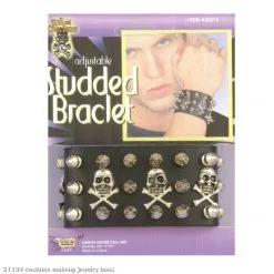 Studded Skull Bracelet