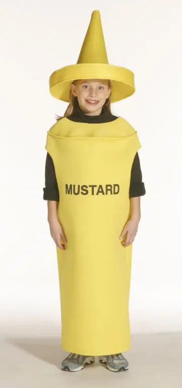 Mustard Bottle Child Costume 3 Mustard Bottle Child Costume