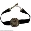 Steampunk Black Velvet Antique Gear Choker Adult -Cheap Food Beverage Store 800700