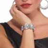 Vintage Hollywood Faux Diamond Adult Bracelet -Cheap Food Beverage Store 802808