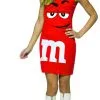 Red M&M Tank Dress Costume -Cheap Food Beverage Store gc4038